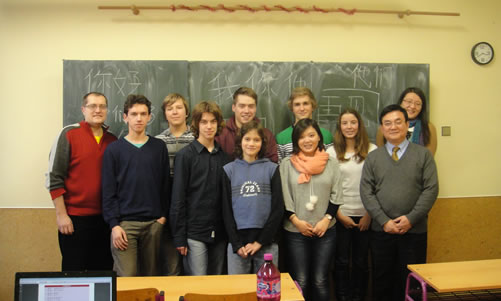 201305捷克帕拉茨基大学孔子学院努力打开捷克中学汉语教学新局面图3