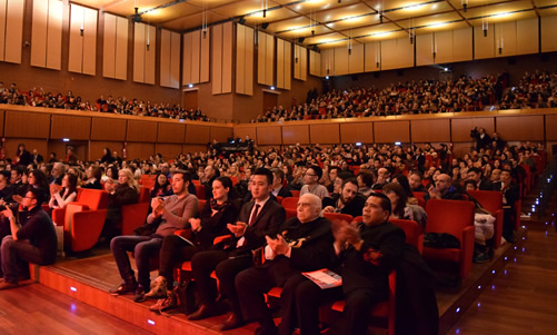 20160130意大利罗马大学孔子学院2016年举行“春满罗马”系列文化活动之广场庙会图4