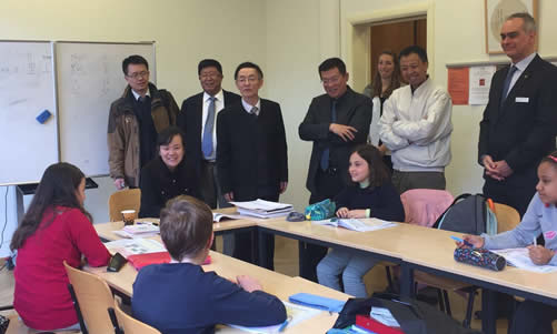 20160427国家汉办副主任马箭飞一行视察布鲁塞尔孔子学院图3