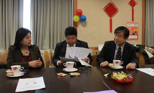 20130228国家汉办代表团一行访问韩国外国语大学孔子学院图1