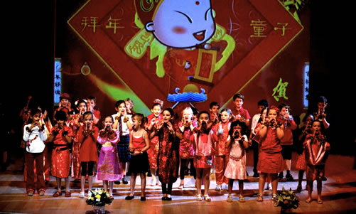 20130207阿联酋阿布扎比市布莱顿中学举办中国农历新年庆祝活动图2