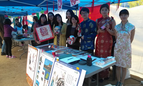 20130503韩国外国语大学孔子学院亮相韩国外国语大学“2013年世界文化博览会”图1