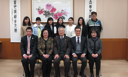 20160308-09校务委员会主席韩震率团访问韩国，出席亚洲外国语大学校长论坛图2