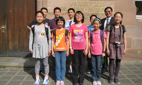 20120802上海市少先队代表团访问纽伦堡-埃尔兰根孔子学院图1
