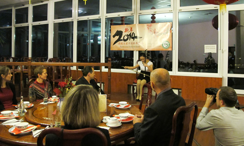 20140130帕拉茨基大学孔子学院举办马年新春庆祝活动图2