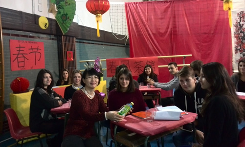 20140130罗马大学孔子学院访问意大利San Giuseppe calasanzio中学图1